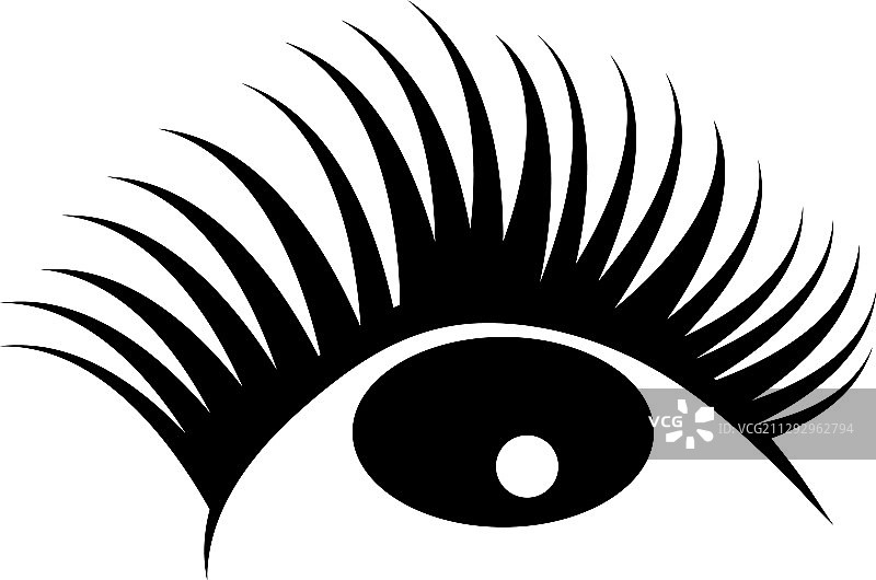 睫毛图形设计模板图片素材