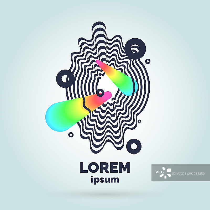 具有视觉效果的无定形元素图片素材