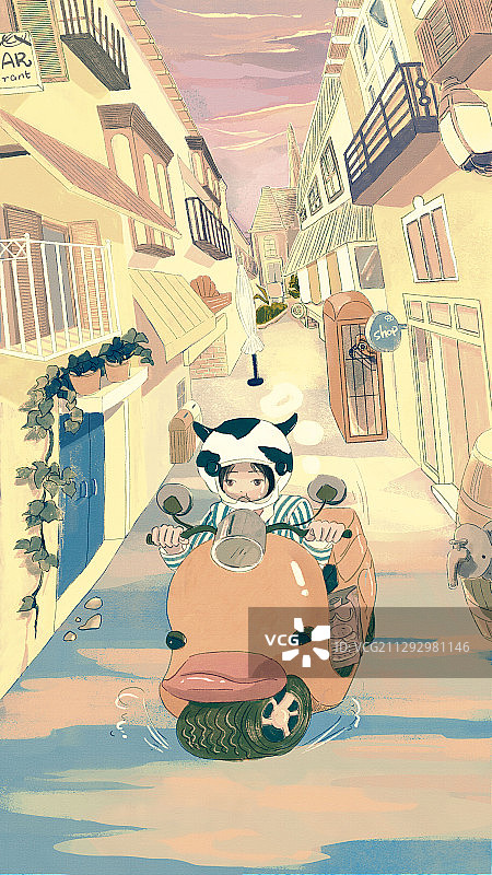 流年 * 系列插画【第一章】用自己的节奏度过人生图片素材