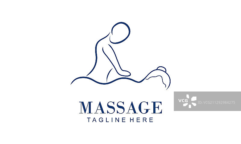 身体按摩标志图片素材