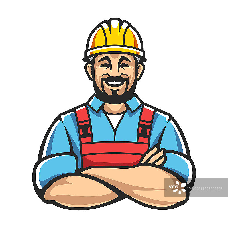 建筑工人角色图片素材