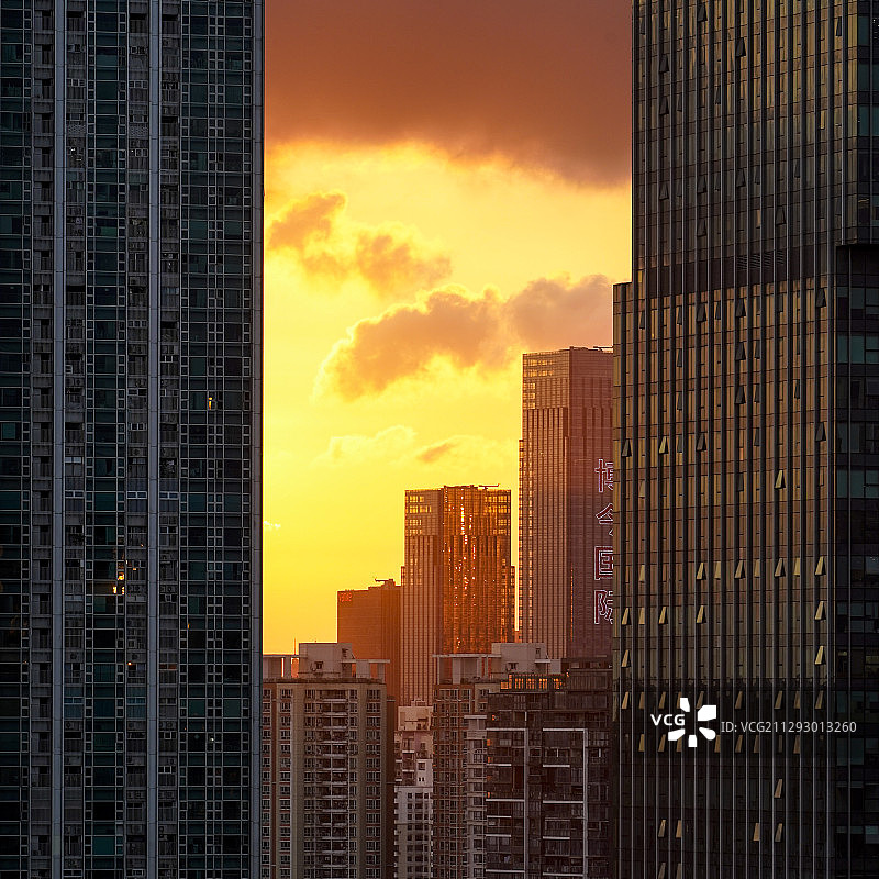 日落的辉煌图片素材