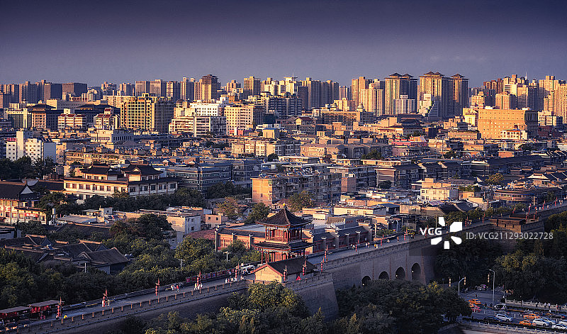 古今交融长安城图片素材