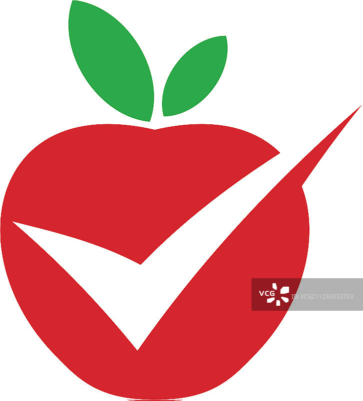 红色优质苹果设计EPS 10图片素材