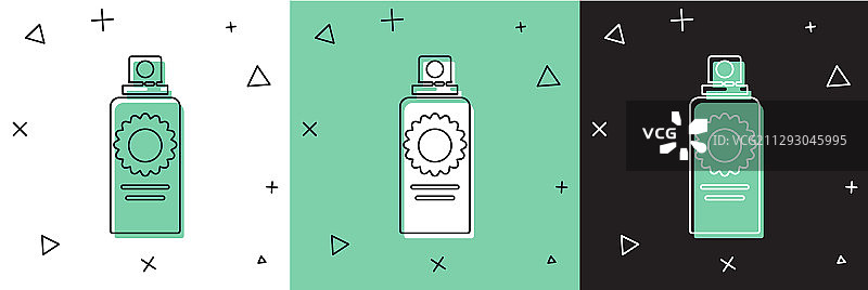 白色背景的防晒喷雾瓶图标图片素材