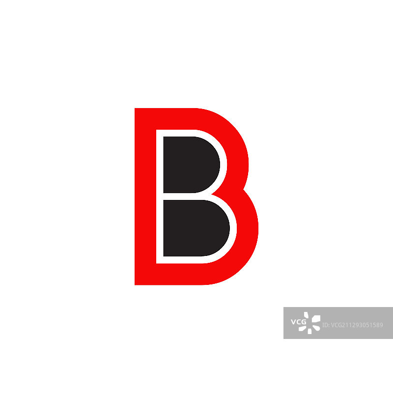字母B首字母标志设计图片素材