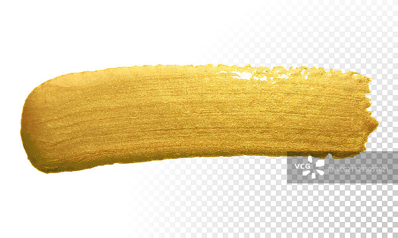 金色颜料刷banner丙烯金色图片素材