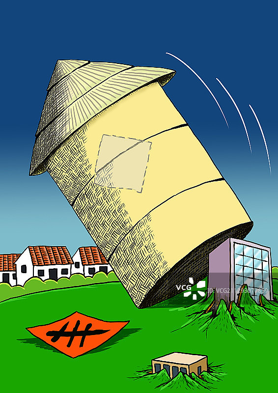 插画：85保护耕地图片素材