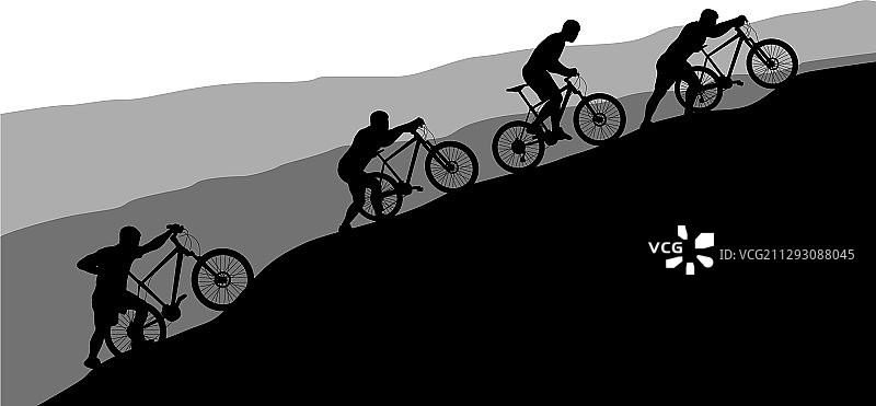 骑行者群组 03图片素材
