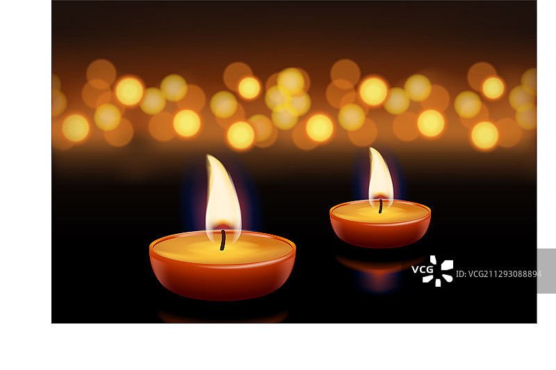 发光蜡烛图片素材