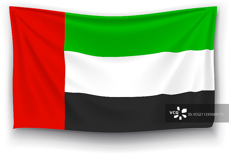 阿联酋旗帜图片素材