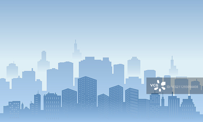 带购物中心的城市背景图片素材