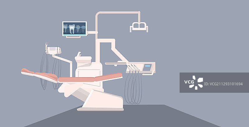 专业牙医诊所工作椅图片素材