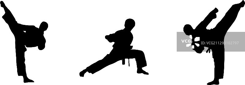 背景上的孤立柔道图标图片素材