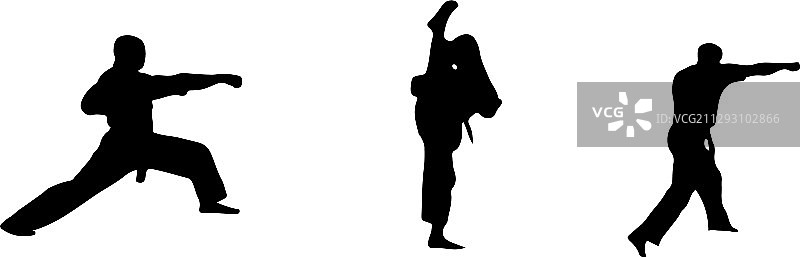 背景上的孤立柔道图标图片素材
