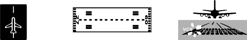 白色背景上隔离的跑道图标图片素材