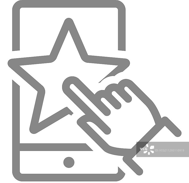 人类在电话线上选择星形客户图片素材