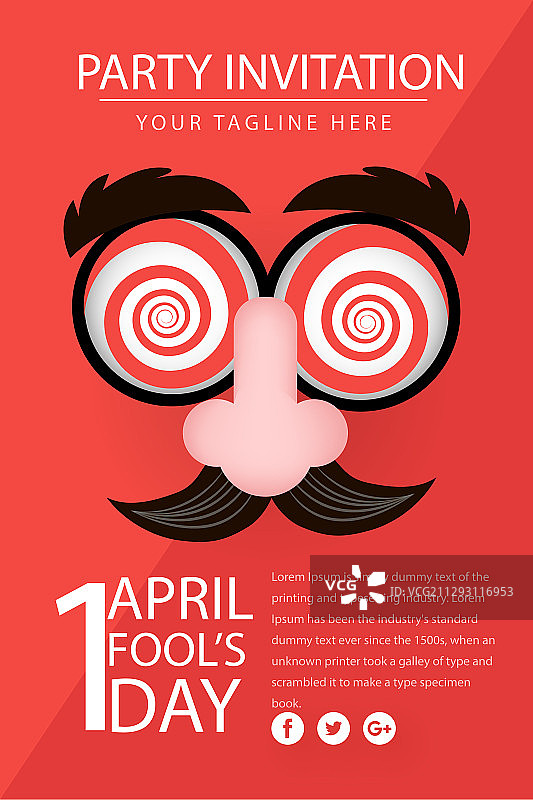 愚人节海报背景图片素材