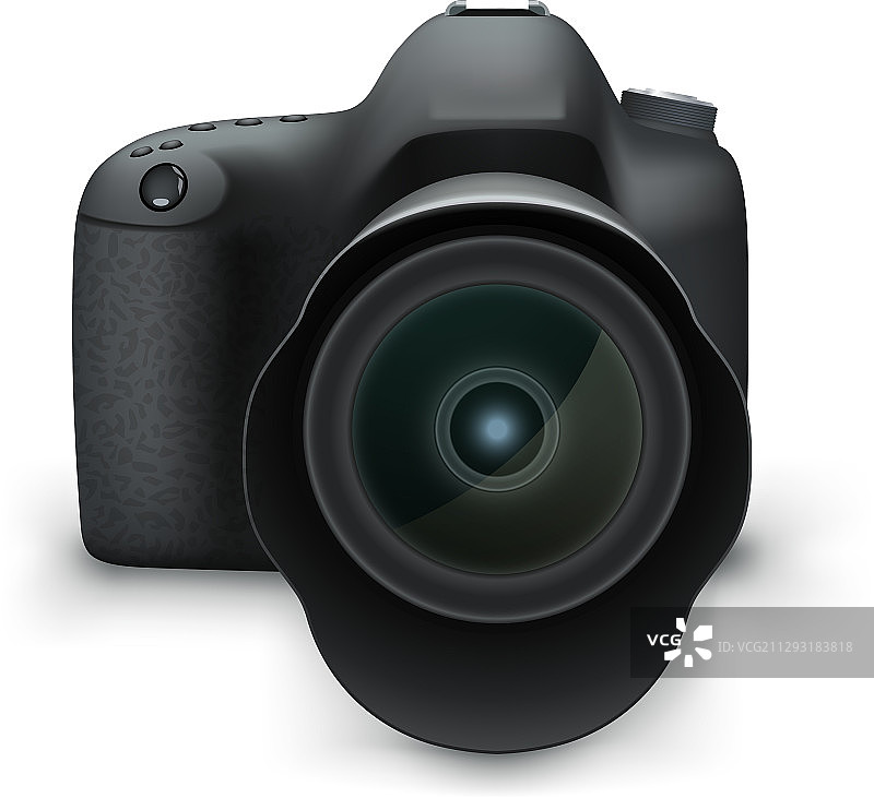 白色背景上的相机图片素材