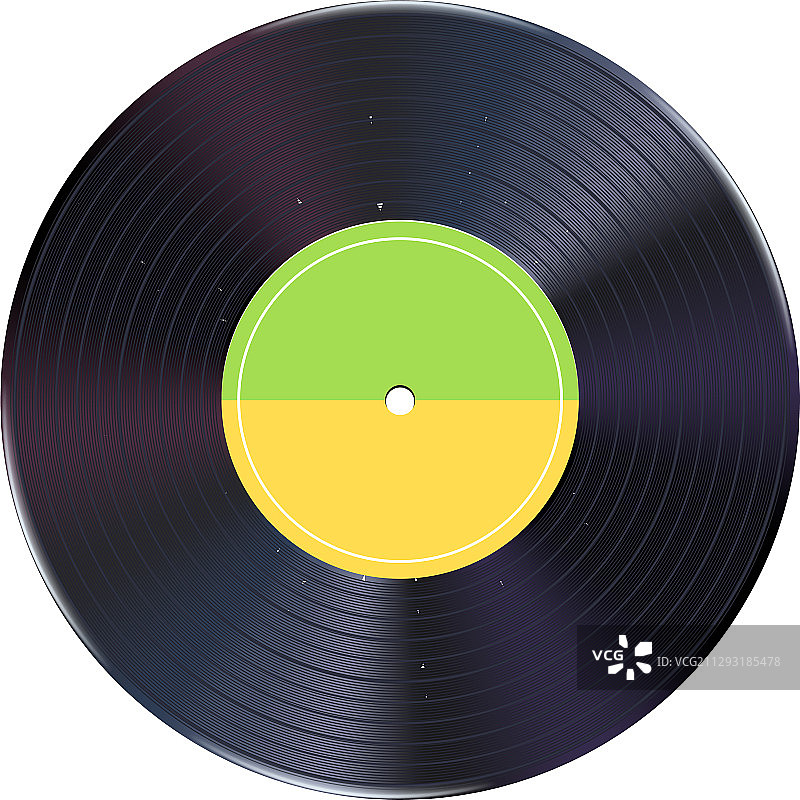 逼真黑胶唱片01图片素材