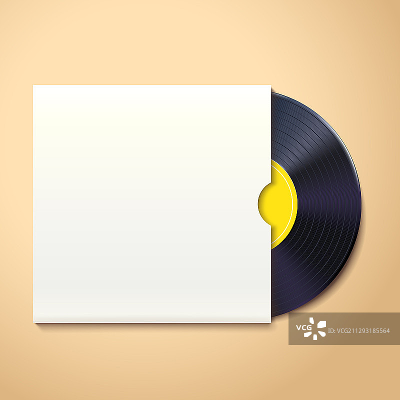 带阴影的黑胶唱片图片素材