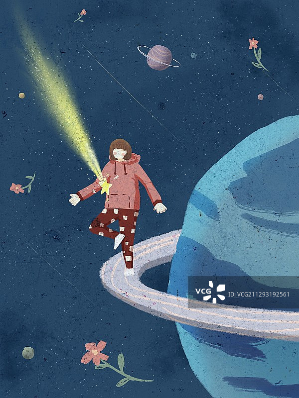 在宇宙中踢毽图片素材