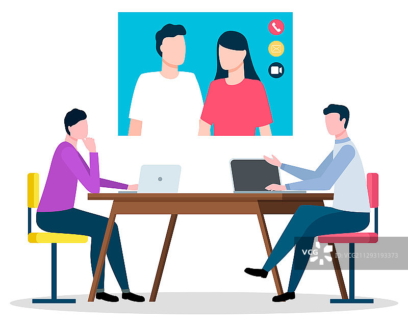 通过视频渠道进行家庭咨询图片素材