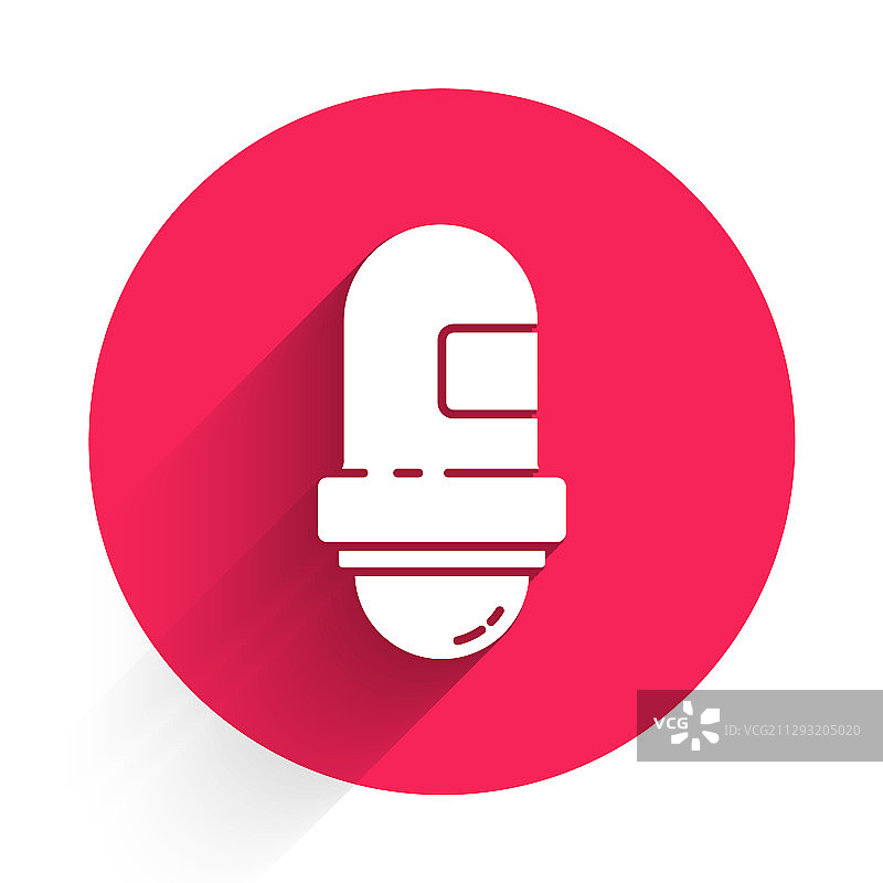 隔离背景上的白色止汗香体露滚珠图标图片素材
