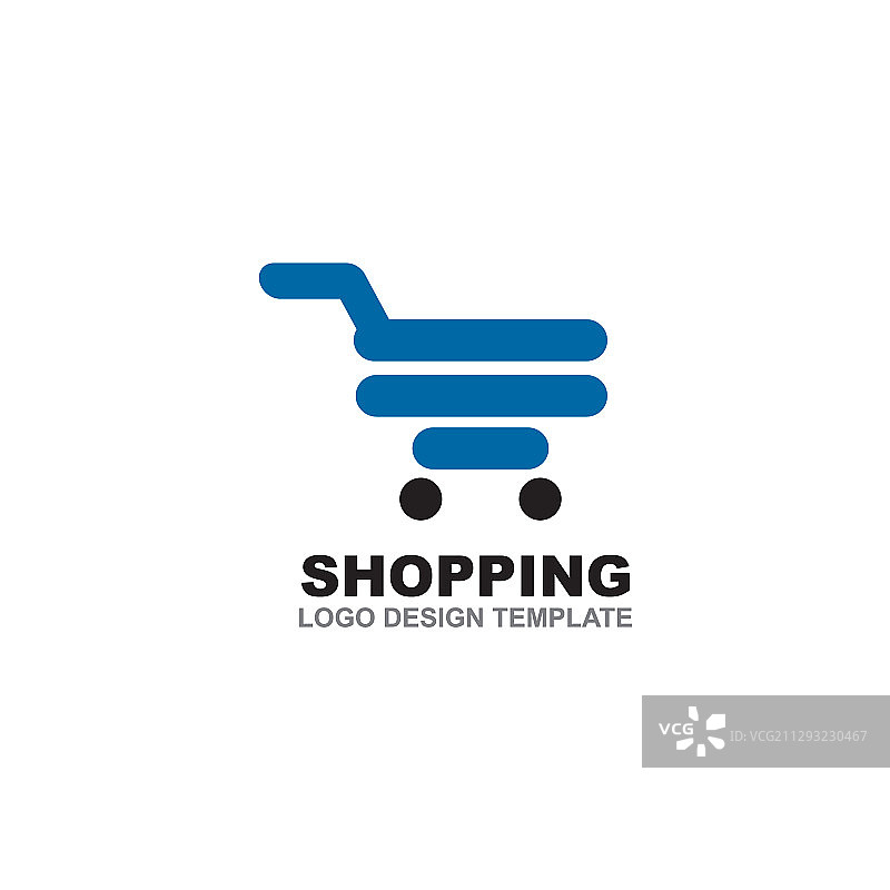 购物车logo设计模板图片素材
