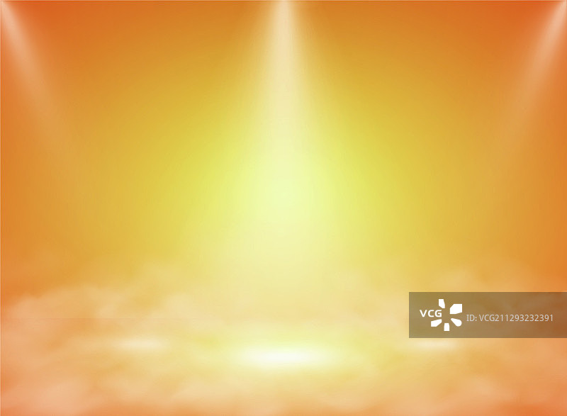 抽象渐变橙黄色样机图片素材