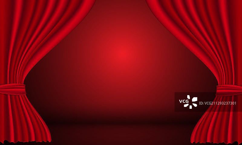 红色幕布背景盛大开幕活动设计图片素材