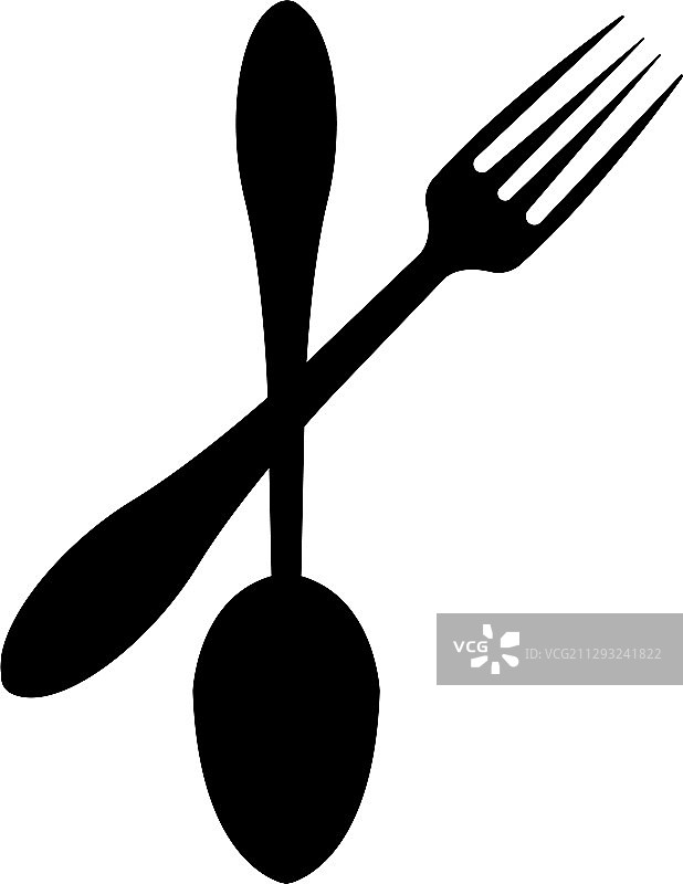 餐具图形设计模板，已隔离图片素材