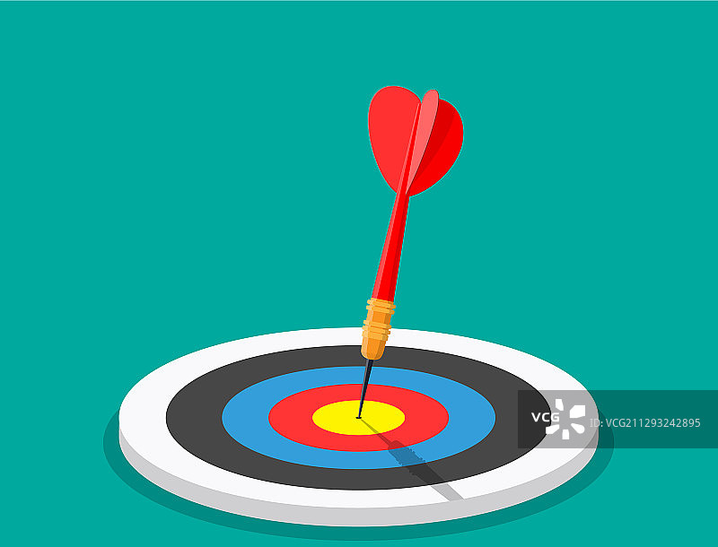 飞镖靶象征商业成功图片素材