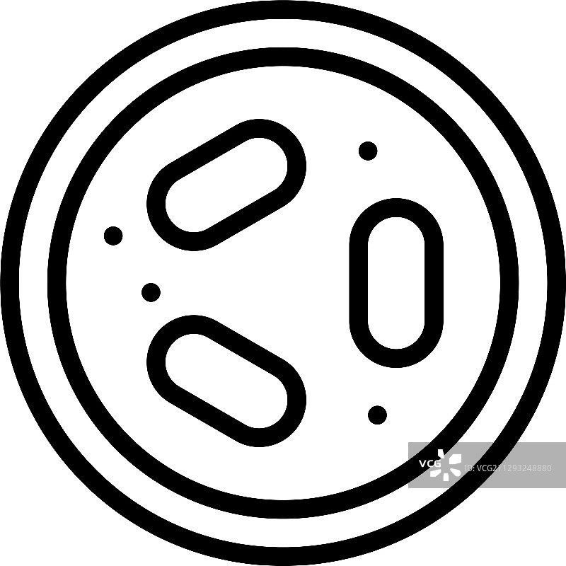 病毒或细菌线条样式图标图片素材