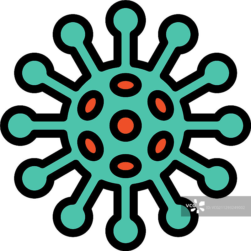病毒或细菌填充样式图标图片素材