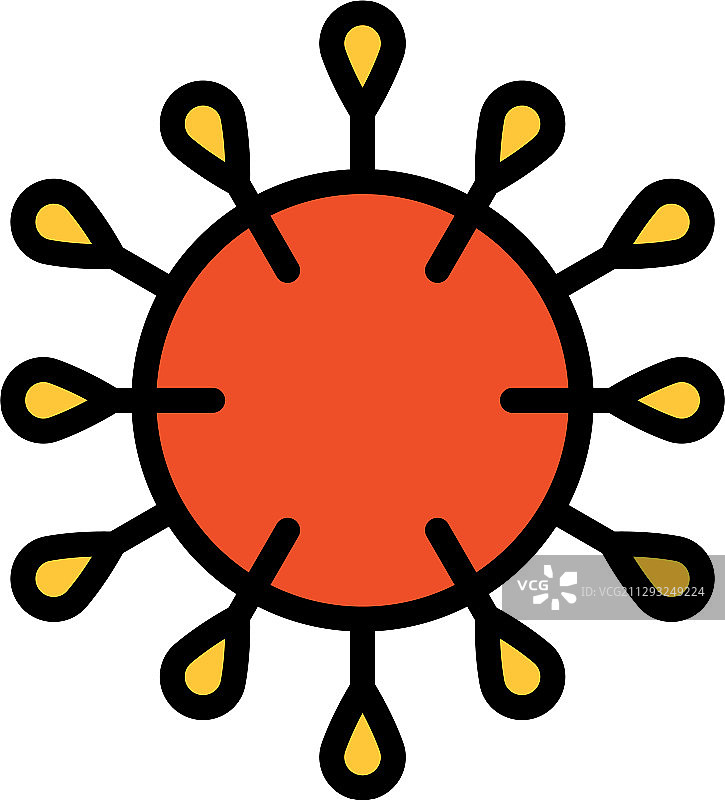 艾滋病毒或艾滋病填充样式图标图片素材