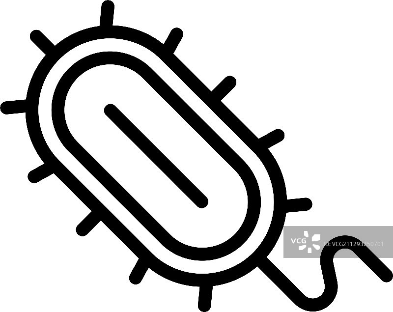 病毒或细菌线条样式图标图片素材