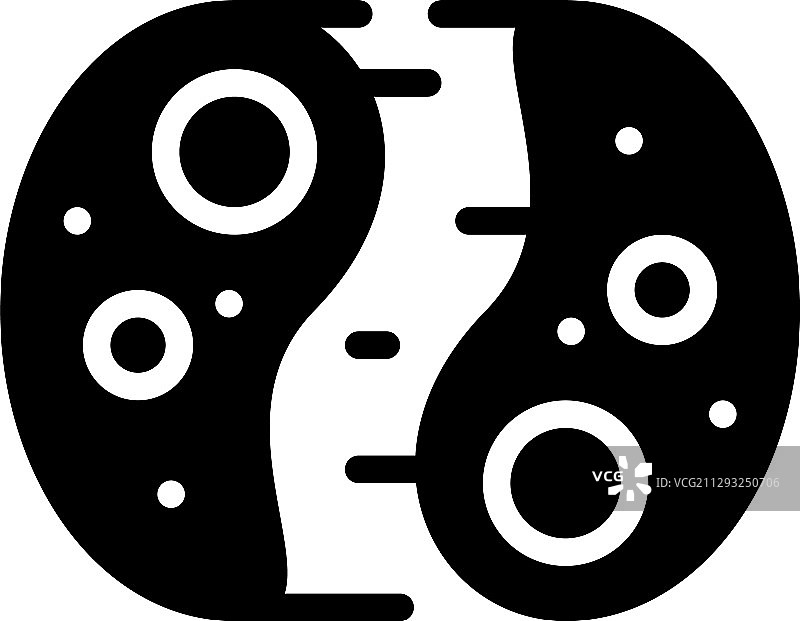 细胞分裂实体样式图标图片素材