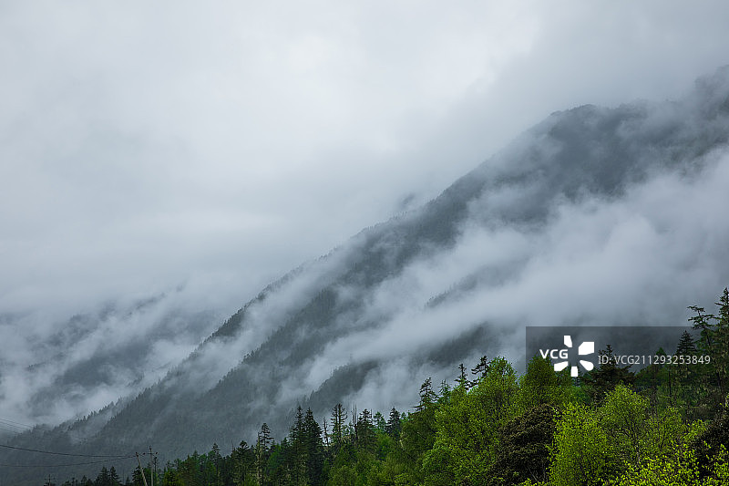 四川省凉山彝族自治州冕宁县风光图片素材