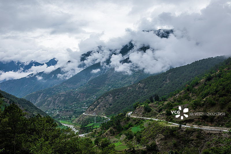 四川省凉山彝族自治州冕宁县风光图片素材