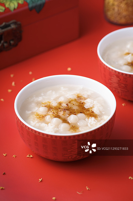 桂花蜜酒酿小圆子图片素材