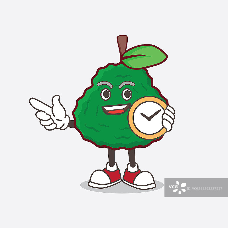 卡通卡菲尔酸橙吉祥物图片素材