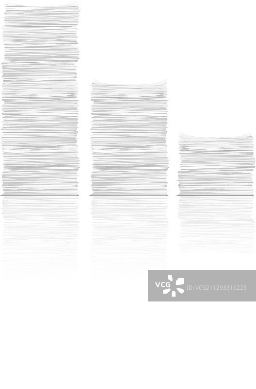 白色纸叠倒影素材图片素材