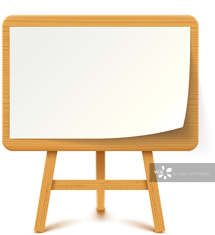 带纸的木制活动挂图图片素材