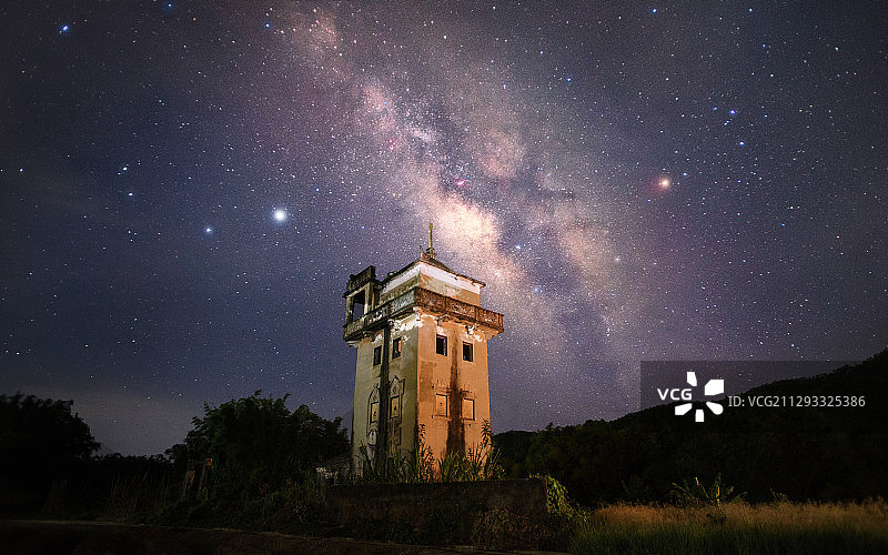 银河古楼图片素材