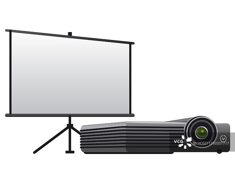投影仪和屏幕图片素材