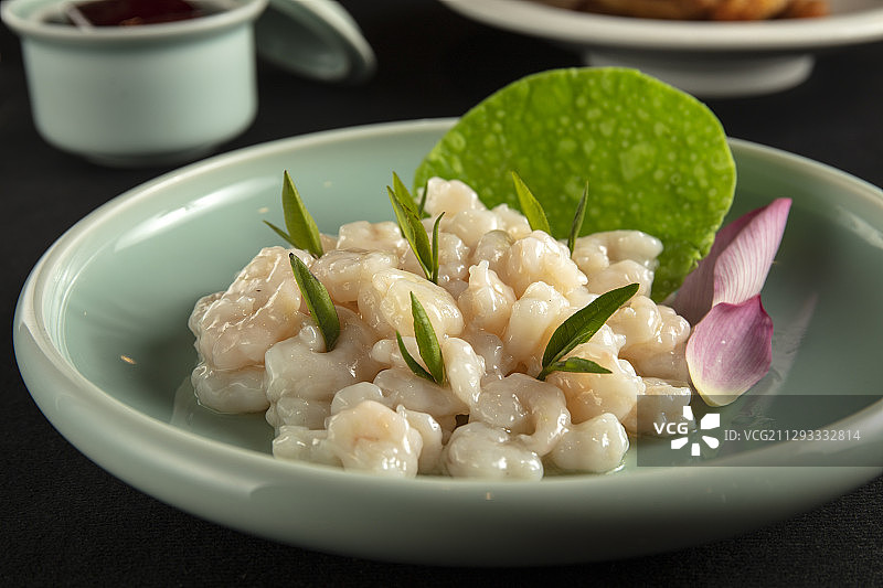 西湖龙井虾仁图片素材