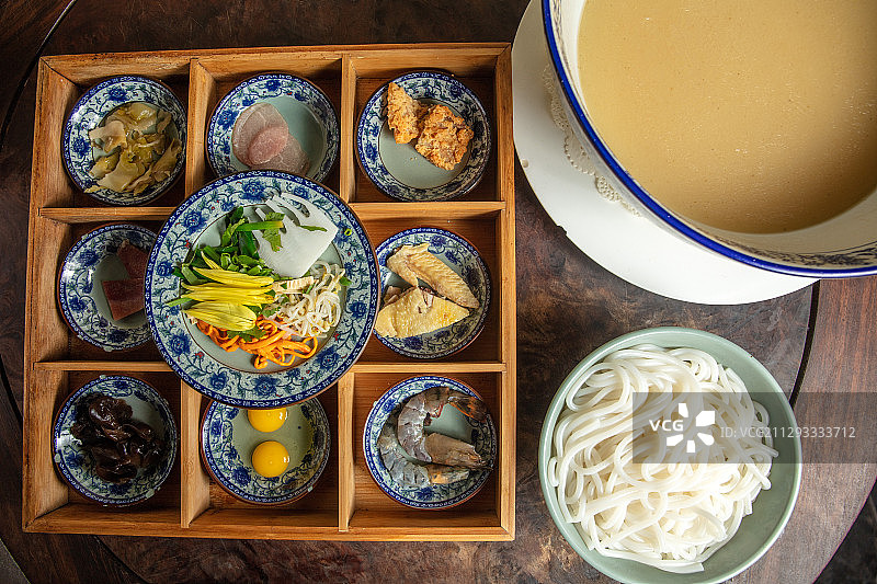 云南过桥米线图片素材