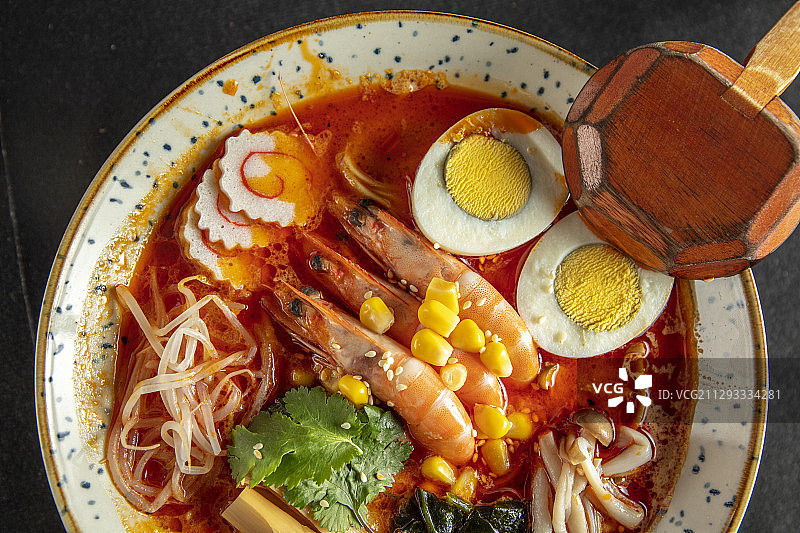 日式海鲜面图片素材