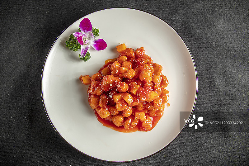 菠萝里脊肉图片素材